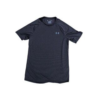 UNDER ARMOUR The Tech Tee Shirt Men's SMALL Short Sleeve Grey Crew Neck Gym​​​​